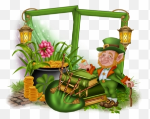 Day Cartoon Leprechaun Plant - St Patty Cluster Png,Leprechaun Transparent