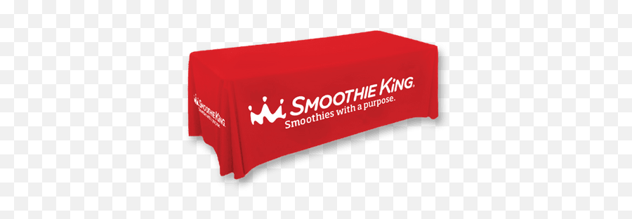 Smoothie King Signage Table Covers - Horizontal Png,Smoothie King Logo
