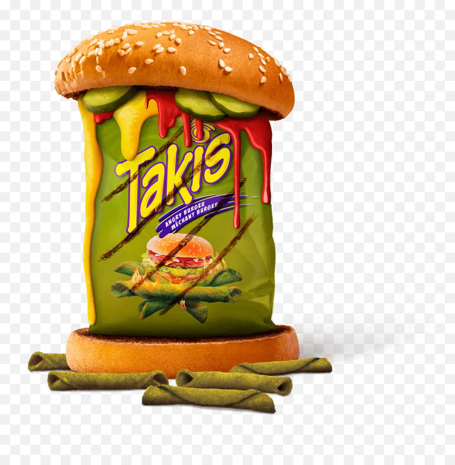 Download Hd Takis Bag Angry Burger - Angry Burger Takis Png,Takis Png