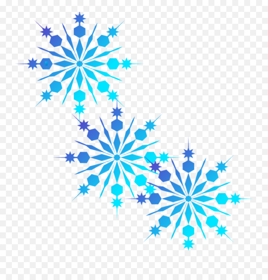 Free Christmas Clipart Snowflakes - Snowflake Border Transparent Background Png,Christmas Snowflakes Png