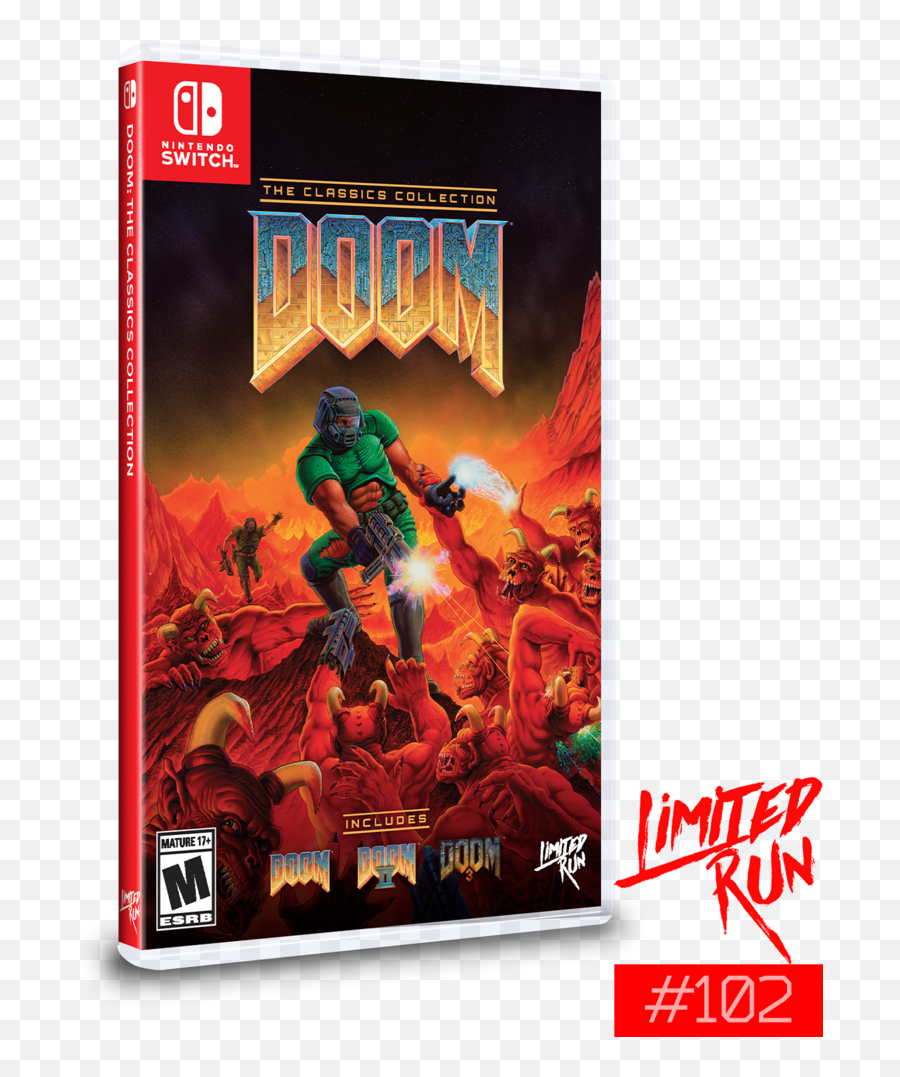 Switch Limited Run 102 Doom The Classics Collection - Doom Collection Switch Png,Doom Icon Png
