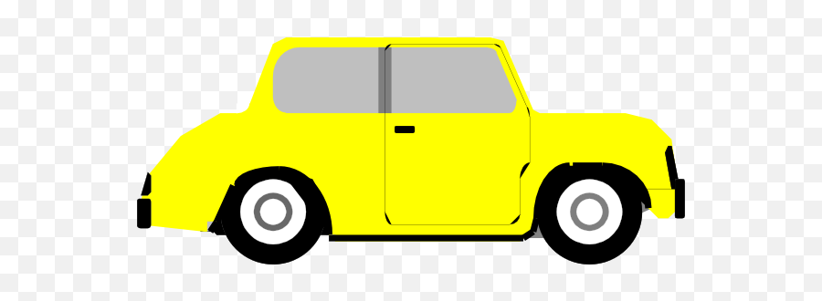 Free Yellow Car Png Download Clip Art - Car Clipart Yellow,Taxi Cab Png