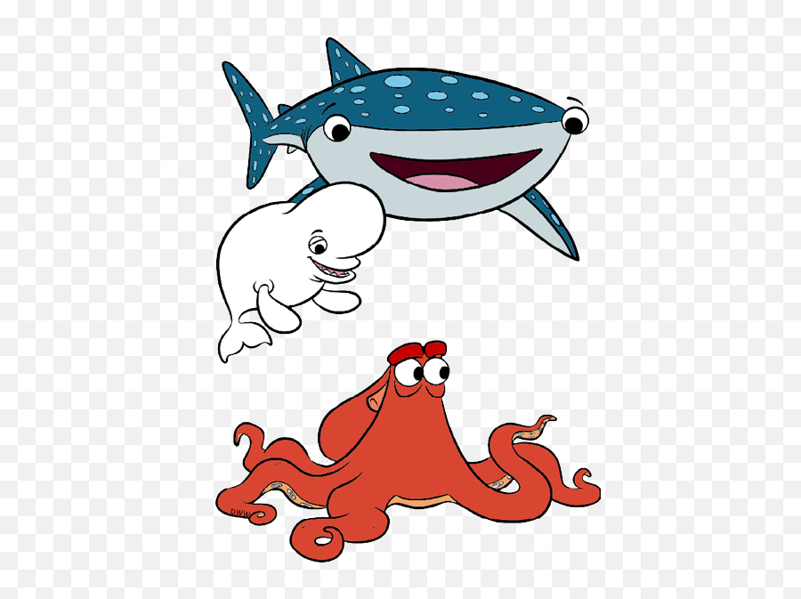 Dory And Nemo Drawing Free Download - Hank Destiny Finding Dory Png,Nemo Png