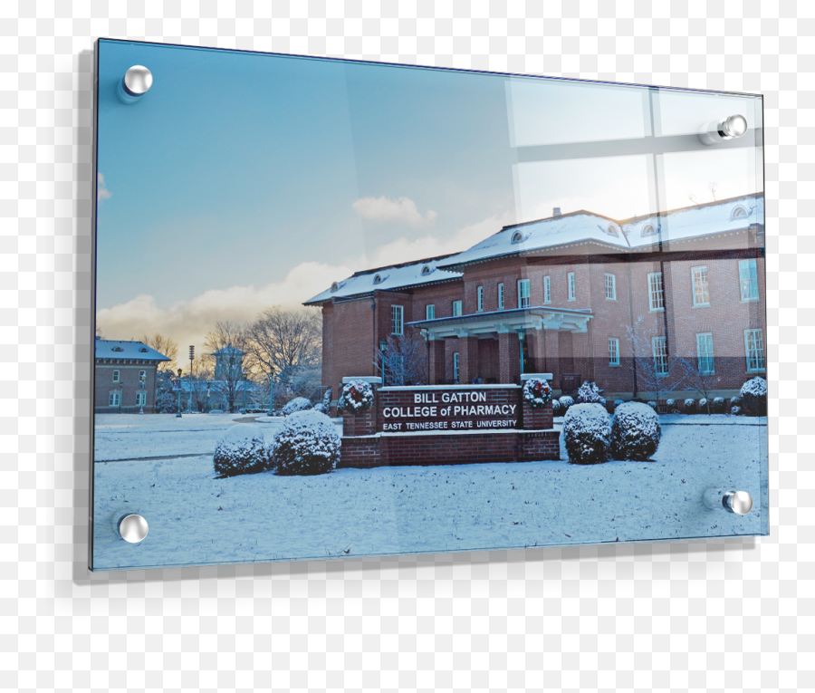 Etsu - Bill Gatton College Of Pharmacy Winter Photographic Paper Png,Facade Icon