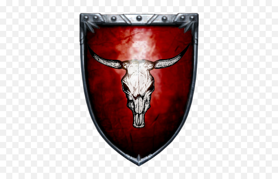 House Bulwer - Game Of Bones Mush Game Of Thrones Tyrell Shield Png,Longhorn Cattle Icon