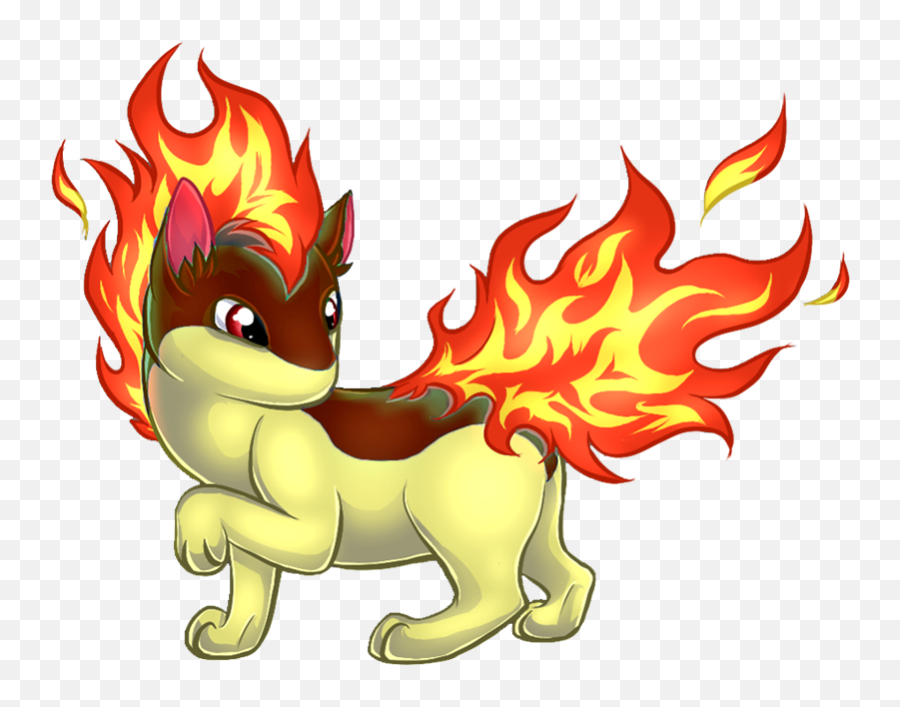 Pokemon 2156 Shiny Quilava Pokedex Evolution Moves - Pokemon Quilava Png,Cyndaquil Png