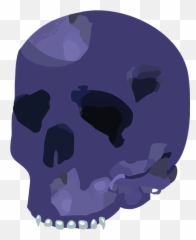 Skull Design Abstract Purple Vampire Teeth Sharp - Clip Art Png,Vampire Teeth Png