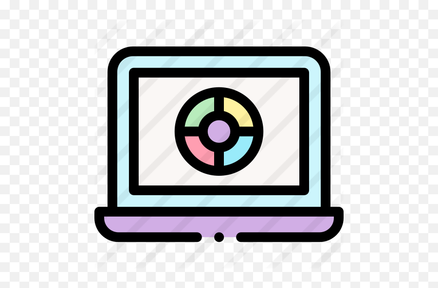 Laptop - Online Interview Icon Vector Png,Laptop Flat Icon
