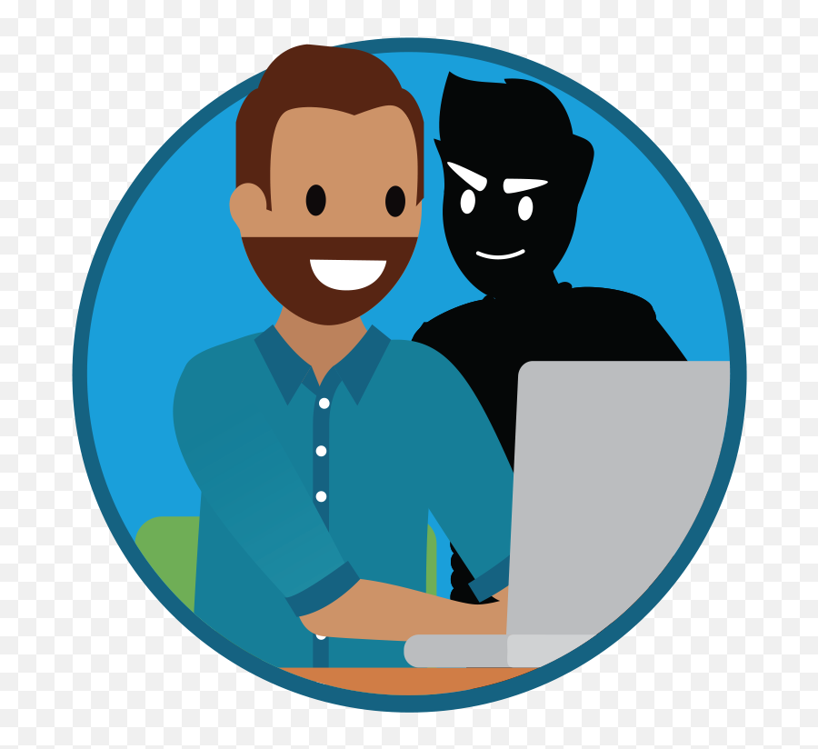 Identify Threat Actor Tactics Unit Salesforce Trailhead - Shoulder Surfing In Cyber Security Png,Person Using Computer Icon