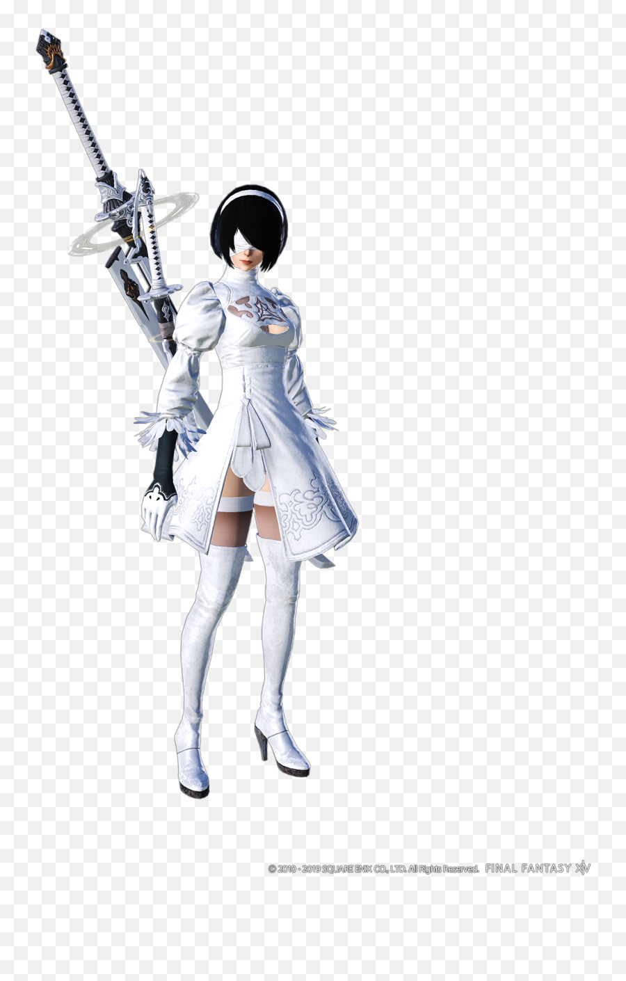 Yorha No2 Type B - Nier Automata Image 2730566 Final Fantasy Xiv 2p Png,Nier Automata Logo Png