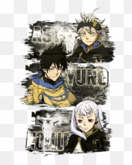 Black Clover Asta Yuno Noelle Anime Beach Towel - Asta Noelle Yuno Png,Black Clover Icon