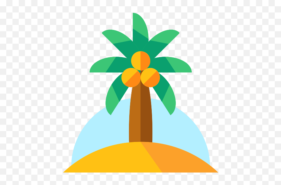 Palm Tree Png Icon 7 - Png Repo Free Png Icons Scalable Vector Graphics,Orange Tree Png