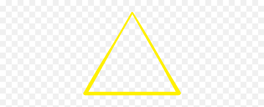 Orange Outline Triangle Icon Transparent Bg Skypng - Dot,Triangles Icon