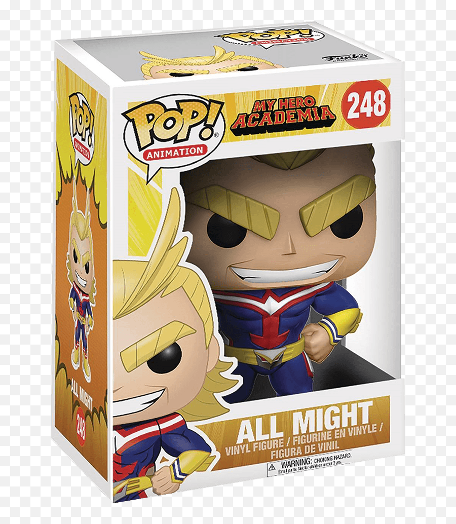 Funko Pop Animation My Hero Academia - All Might Vinyl Figure New All Might Funko Pop Png,All Might Png