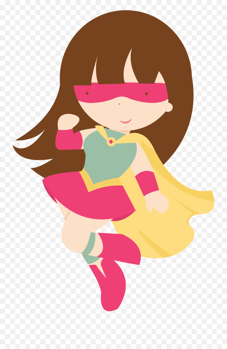 Supergirl Clipart Silhouette - Transparent Superhero Girl Clipart Png,Supergirl Png