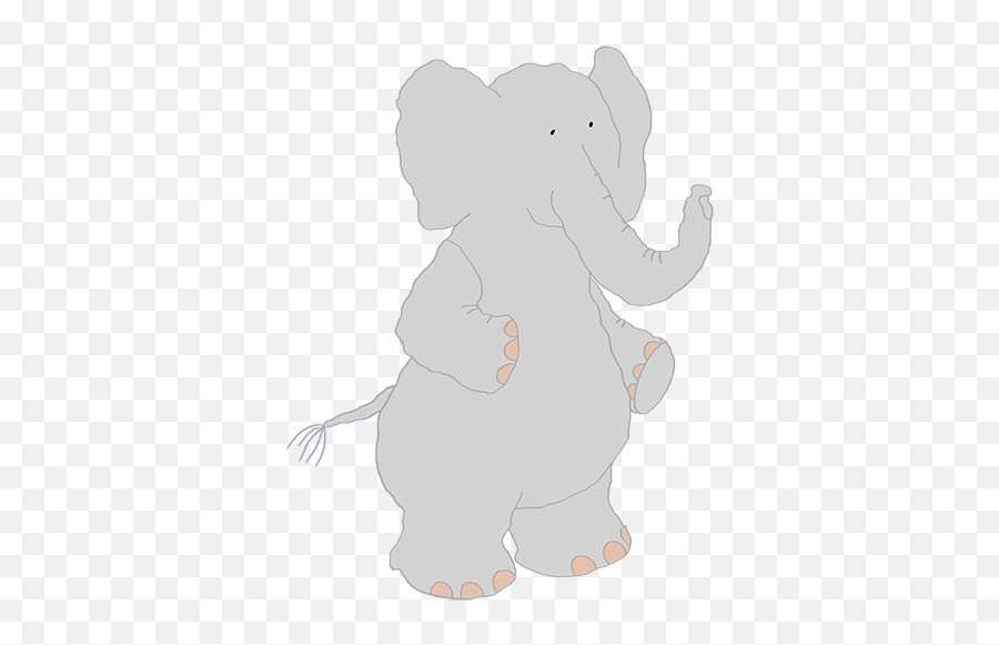 Elephant Head Silhouette Png 2 Image - Cute Elephant Feet Cartoon,Elephant Silhouette Png