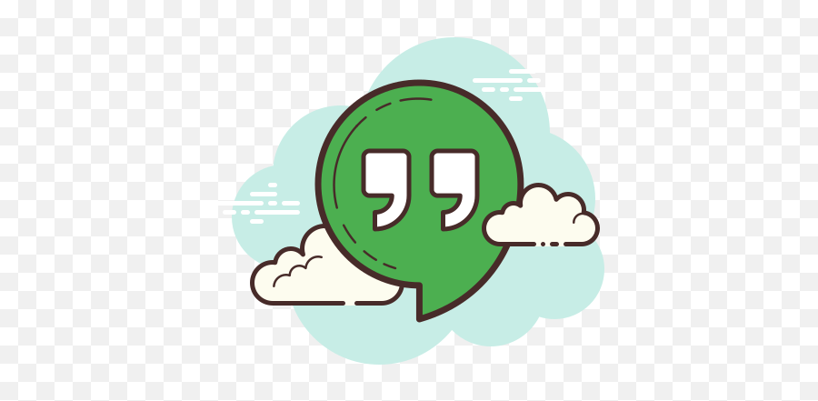 Hangouts Icon In Cloud Style Png Google Phone