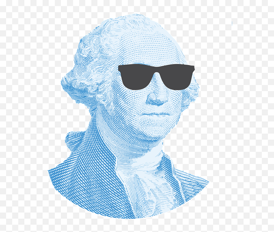 George Washington Lenses Georgie - George Washington Dollar Bill Png,George Washington Png
