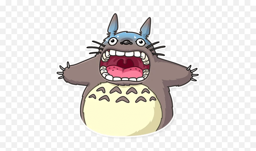Totoro - Totoro Stickers Whatsapp Png,Totoro Png
