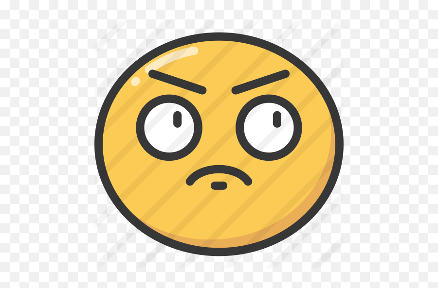 Annoyed - Free Smileys Icons Circle Png,Annoyed Emoji Transparent