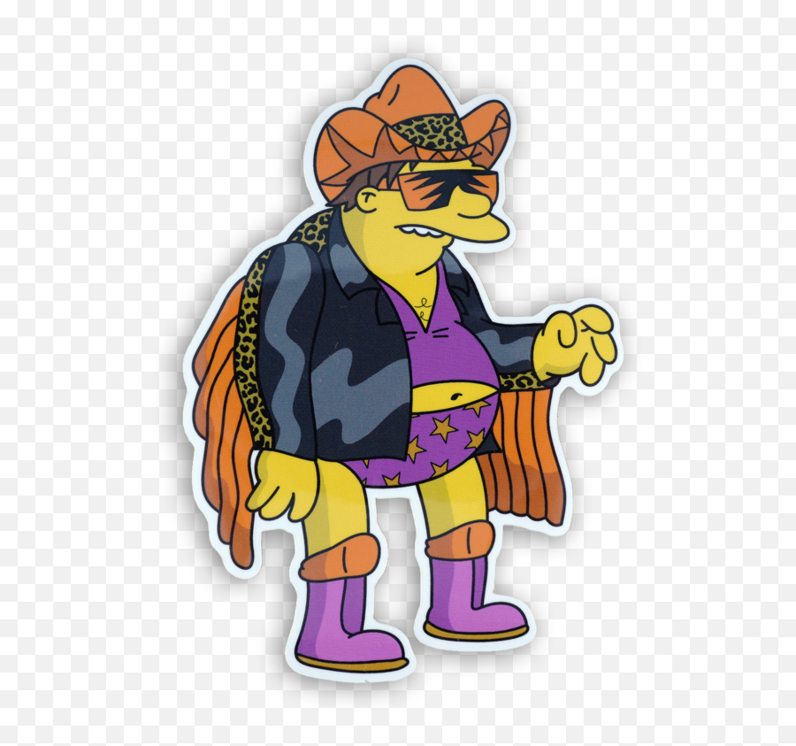 Macho Man Barney Savage X Springfield - Springfield Mania Barney Png,Macho Man Png