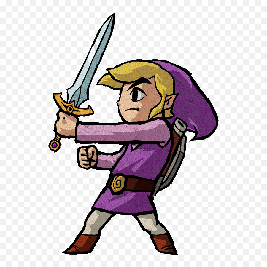If It Happens - Zelda Triforce Heroes Emote Clipart Full Legend Of Zelda Purple Link Png,Triforce Png