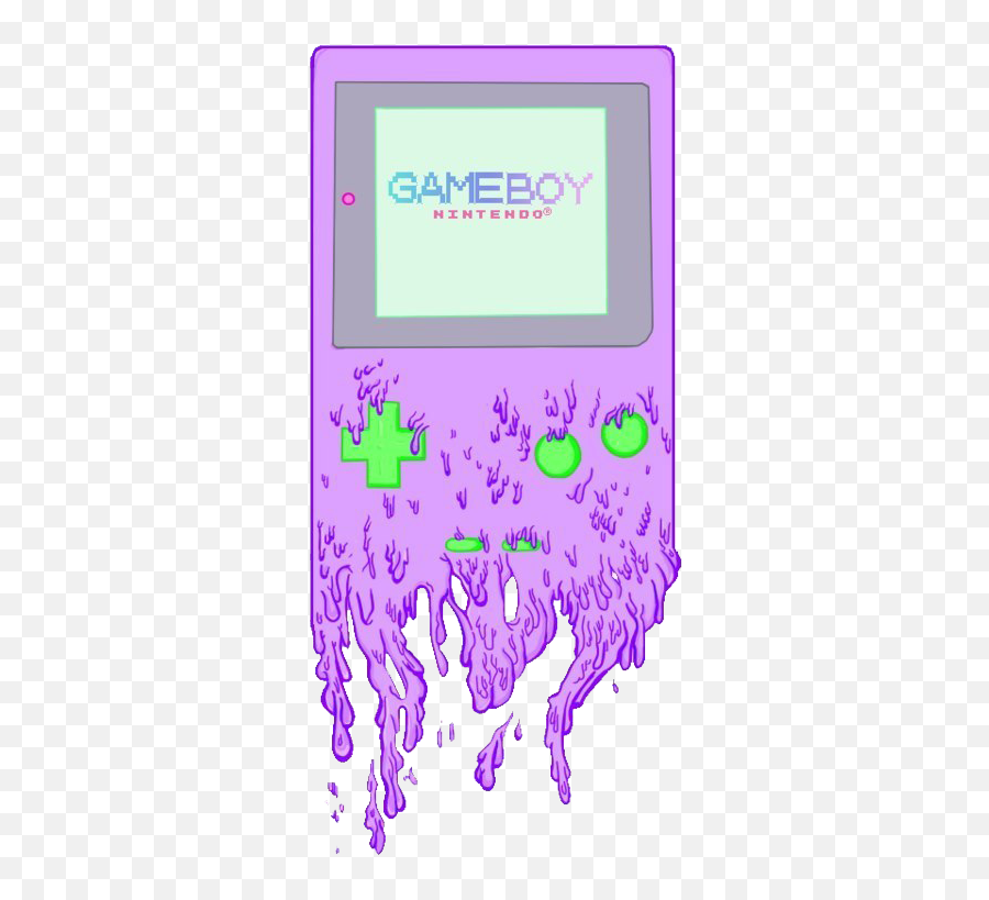 Png Edit Overlay Tumblr Nintendo Gameboy - Game Boy Drawings Png,Gameboy Png