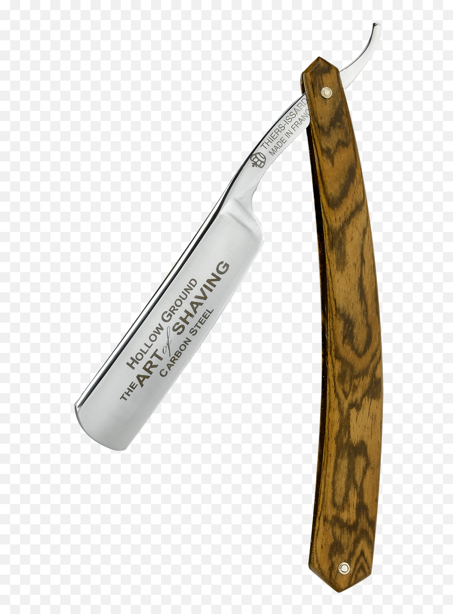 Straight Razor Png - Bocote Wood Hollowground Straight Straight Razor,Razor Png