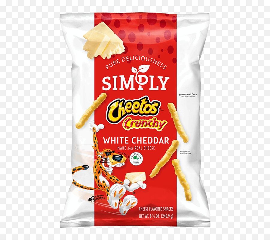 Simply Cheetos Crunchy White Cheddar - Simply Cheetos Crunchy Png,Cheetos Png