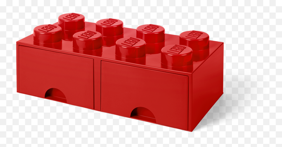 Red Lego Brick Png - Room Copenhagen Lego Storage Brick 8 Lego Cassetti,Lego Blocks Png