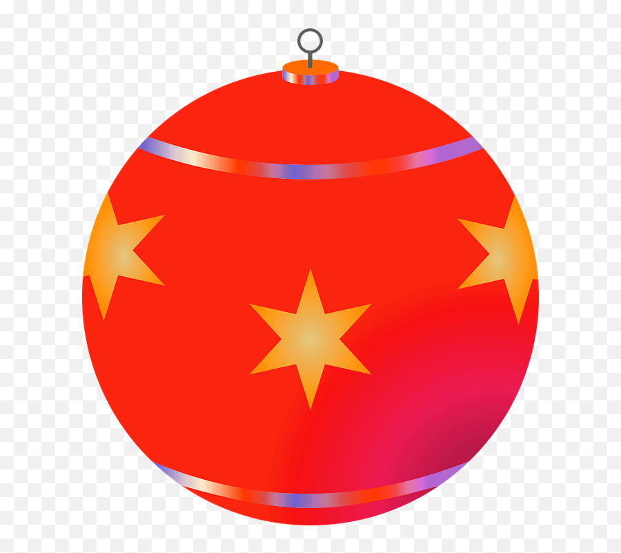 Red Christmas Tree Bauble No Background Image Free Png Images - Clip Art Christmas Bauble,Christmas Tree Transparent Background