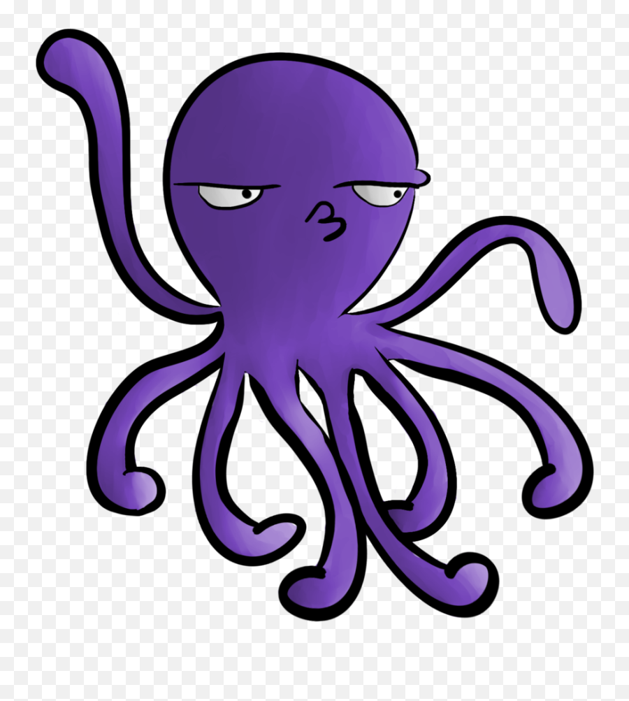Purple Octopus Real Transparent Png - Purple Octopus Png,Octopus Transparent Background