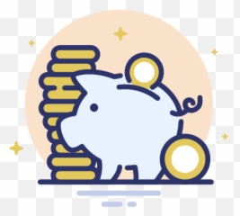 Finance Mango Piggy Bank Icon - Spaark Bussiness Flat Icons png