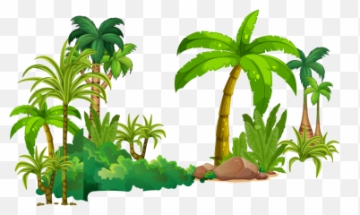 Download Tree Tropical Rainforest - Tropical Rainforest Trees Cartoon Png,Rainforest Png