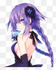 Download Free Png Best Waifu - Hyperdimension Neptunia Purple Heart Dress,Waifu Png