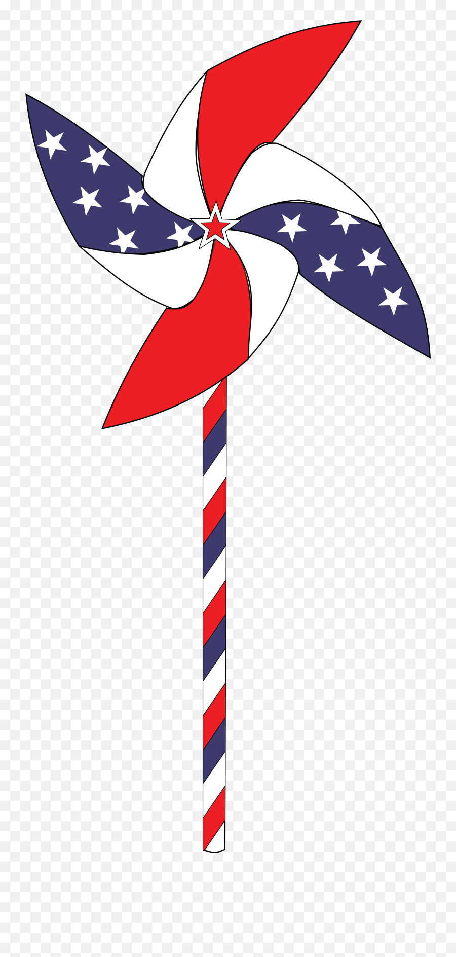 Free Fourth Of July Png Download Clip Art - Fourth Of July Pinwheel,July Png