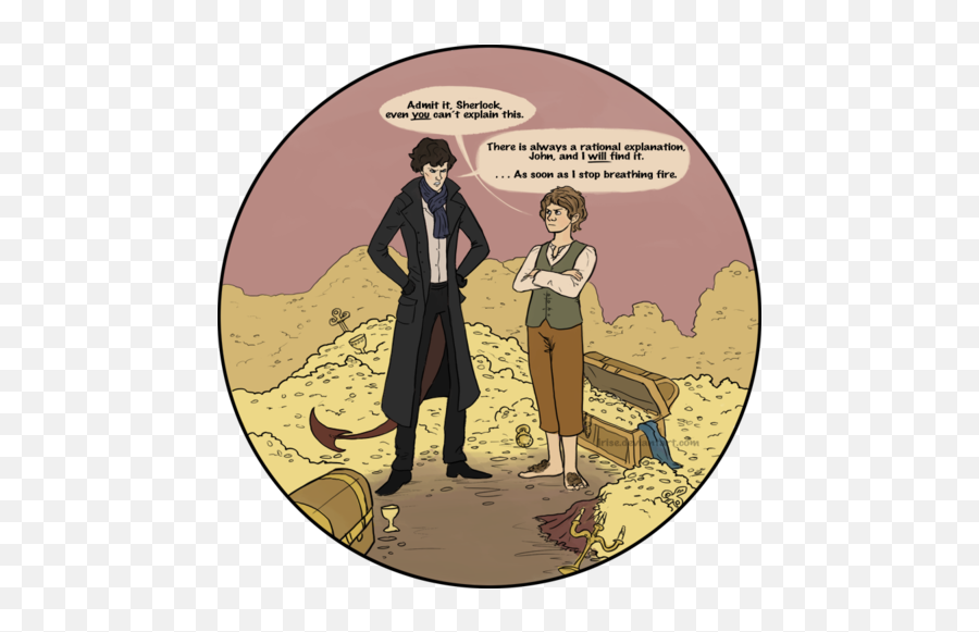 5 Things That - Sherlock The Hobbit Crossover Png,Smaug Png