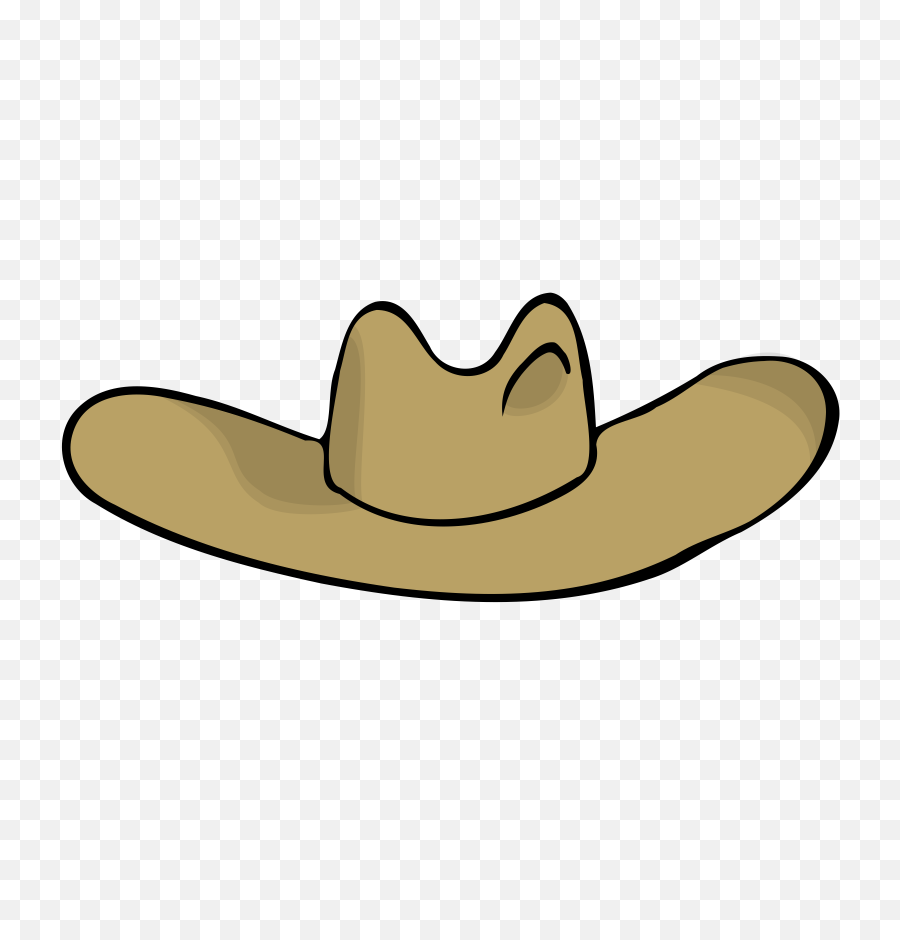 Cowboy Clipart Round Cap - Transparent Background Farmer Hat Clipart Png,Black Cowboy Hat Png