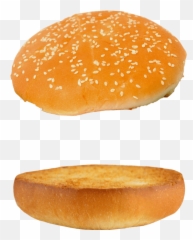 Burger Bun Png - Transparent Hamburger Bun Clipart,Bun Png