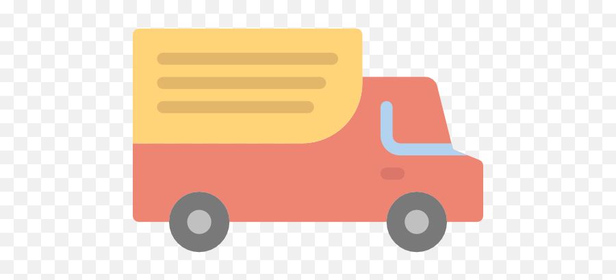Truck Transport Vehicle Automobile - Cartoon Delivery Truck Png,Delivery Truck Png