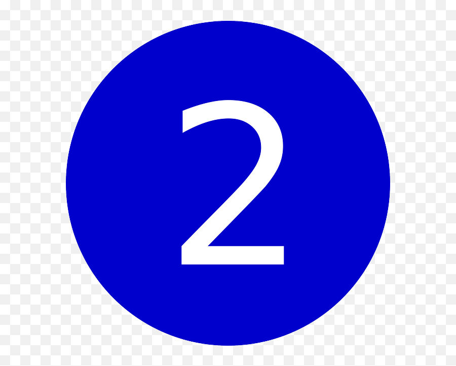 Two 2 Number - Free Vector Graphic On Pixabay Number Background Two Transparent Png,Number 2 Png