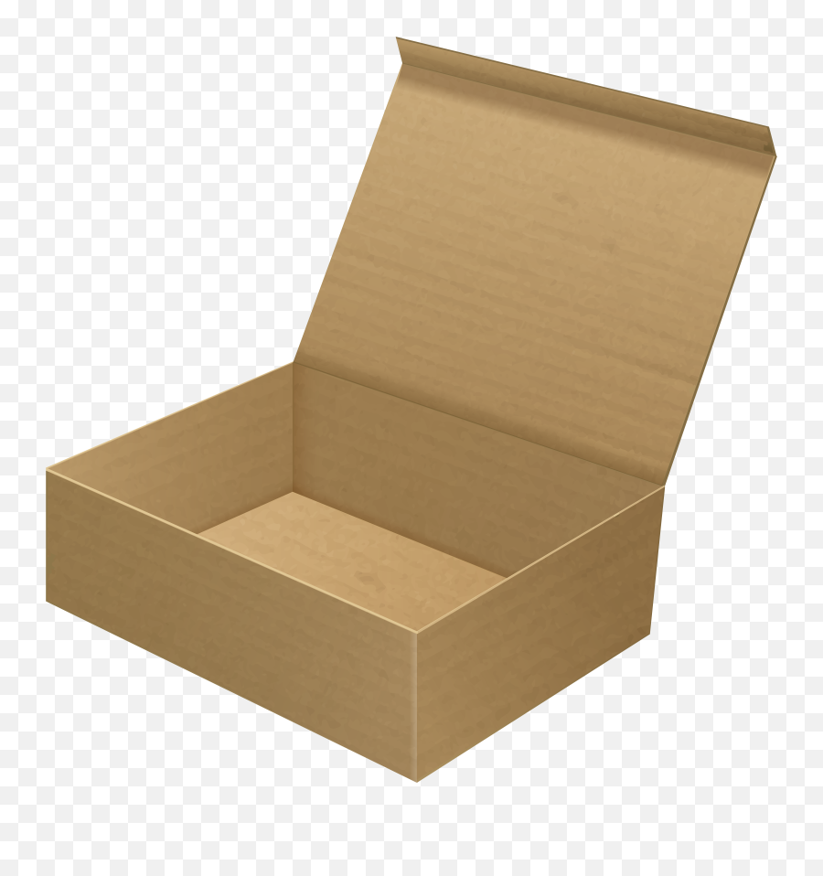 Clip Art Open Box - Transparent Opened Cardboard Box Png,Open Box Png