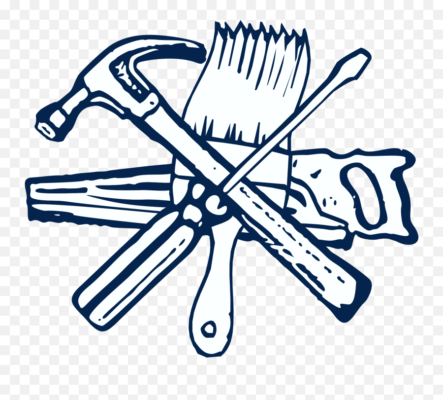 Drawings Of Construction Tools Lying - Mission Trip Clip Art Png,Construction Tools Png