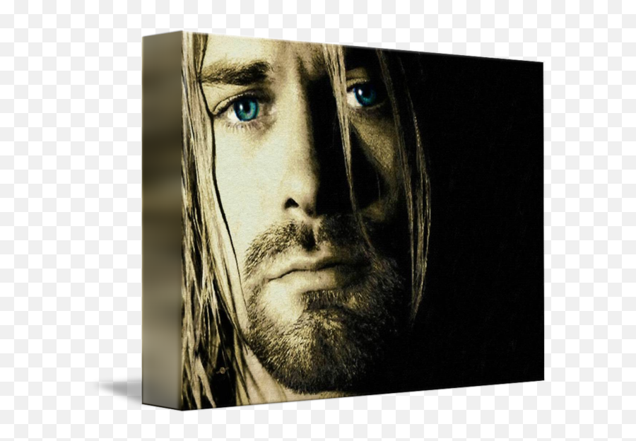 Kurt Cobain Nirvana And Lyrics Close Up By Tony Rubino - Kurt Cobain Nirvana Hair Png,Kurt Cobain Png