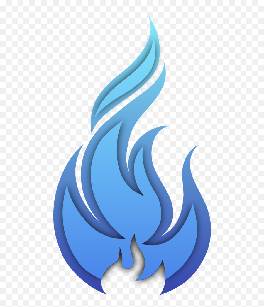 Blue Fire Png With Transparent Background - Vertical,Blue Fire Png