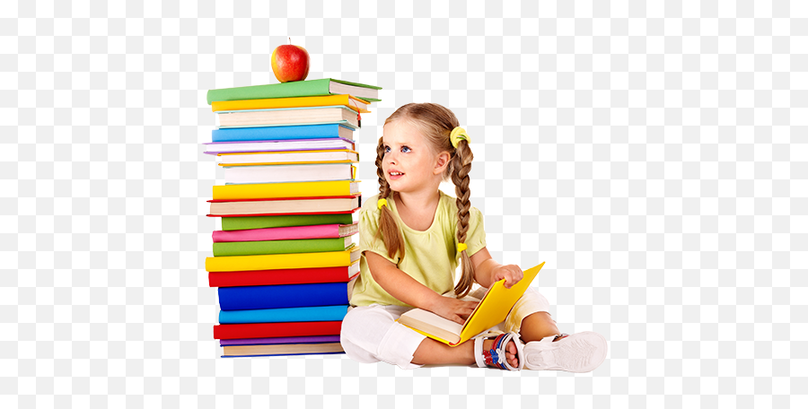 About Shealing Kids - Little Girl With Books Png,School Kids Png