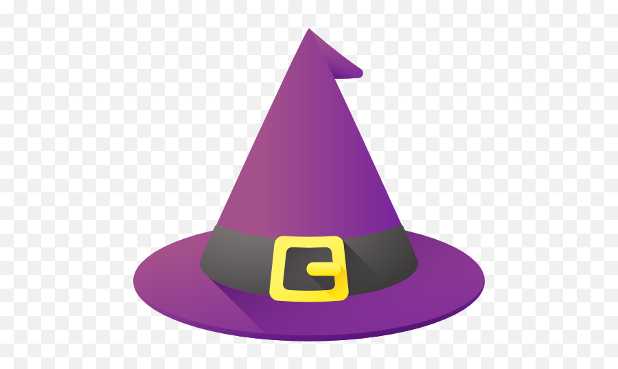 Witch Hat - Purple Witch Hat Icon Png,Witch Hat Png