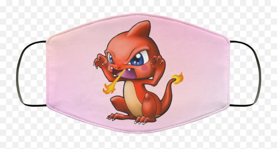 Charmeleon Cloth Face Mask Washable Reusable - Fictional Character Png,Charmeleon Png