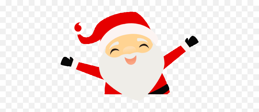 Santa Claus Vodafone Gif - Merry Christmas Sticker Png,Santa Hat Transparent Gif