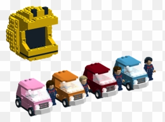 Download Hd Pac Man - Pixels Lego Adam Sandler Transparent Pac Man Ghost Cars Png,Lego Man Png